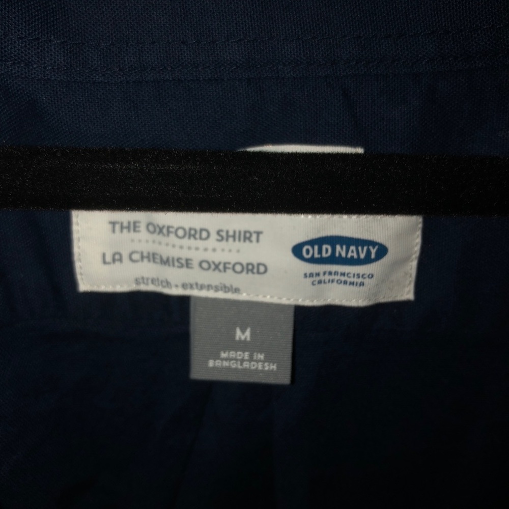 Navy blue button down - Picture 2 of 2